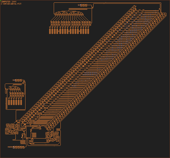 Fast-cycle computer, designed by Ty Finally